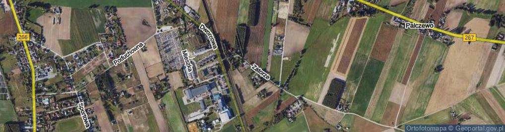 Zdjęcie satelitarne Zatorze ul.